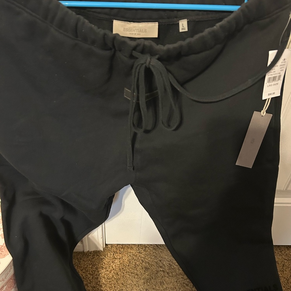 Essentials Black Sweatpants